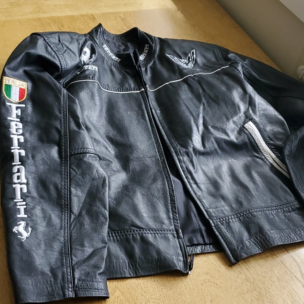 Leather jacket
